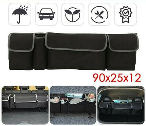 Car Boot Organiser 30L Storage Bag Pocket Back Seat Hanger Hanging