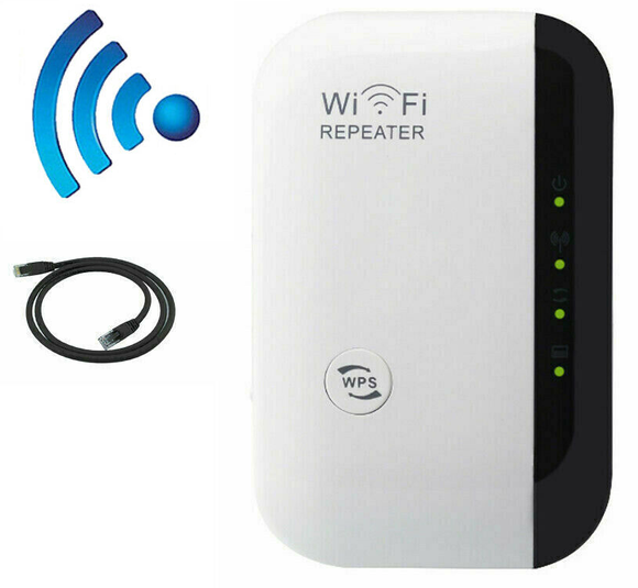 300Mbps Wifi Extender Repeater Range Booster AP Router Wireless-N 802.11