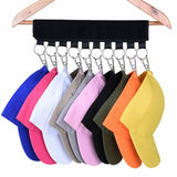 10 Clips Closet Hanger Door Baseball Hat Holder Cap Rack Storage Organizer