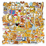 50pcs Garfield Cat Vinyl Decal Bomb Stickers Waterproof Laptop Skateboard