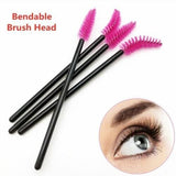 100pcs Disposable Mascara Wands Eyelash Brush Applicator Extension Spoolies