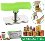 Adjustable Jar Opener Stainless Steel Lids Off for weak Hands Seniors Arthritis