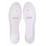 1 Pair Terry Cloth Cotton Insoles White Confy One Size Pads Feet
