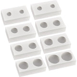 50pcs Cardboard 2"x 2" Coin Holders Clear Display Storage Protect 23mm