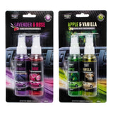 4PCE Car Air Freshener Spray Eliminate Odours Handy Automotive 60ml