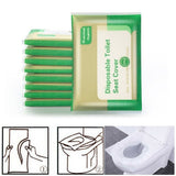 50pcs Toilet Seat Paper Covers Disposable Sanitary Travel Biodegradable Hygienic