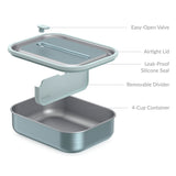 Bentgo Stainless Steel Leak-Proof Lunch Box Food Container Bento 1200ml Aqua