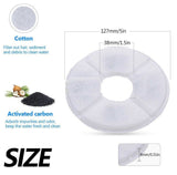 6pcs Carbon Filters Water Fountain Replacement For Pet Dog Cat Water Drinking