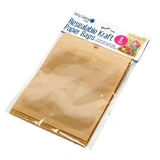 16pcs Resealable Kraft Paper Bags Resealable Bag Heat Pouches - 12x17 cm