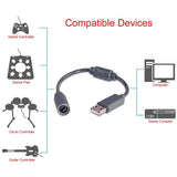 Wired Controller Breakaway Cable to PC USB Adapter Computer Cords For XBOX 360