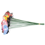 20x Luminous Garden Butterfly Lawn Ornaments Fairy Outdoor Yard Party Decor