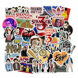 50pcs Stranger Things Fantasy Horror Drama Vinyl Decal Stickers Bomb Laptop