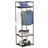 Boxsweden Wardrobe Organiser 3 Shelf Multi Functional Storage Rack 50x44x162cm