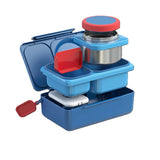 OmieBox UP Hot & Cold Lunch Box Kids Food Storage Container - Cosmic Blue