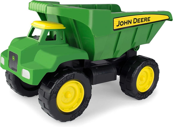John Deere Big Scoop Dump Truck Green Rolling Wheels Toy Vehicle Kids Play 38cm