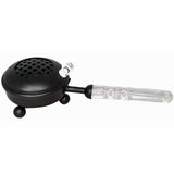 Iron Charcoal Burner with Acrylic Handle Resin Incense Holder Burner- 26cm