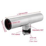 2x Marine Grade Stainless Steel Boat Fishing Rod Holders 7/8"-1"