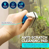 Magnetic Brush Fish Tank Algae Magnet Aquarium Glass Anti-Scratch Cleaning Pad
