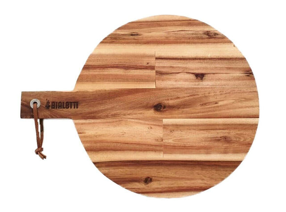 Paddle Serving Board St. Claire Acacia Wooden Tray Pizza Cheese Round 46x36cm