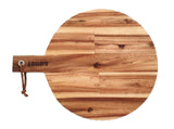 Paddle Serving Board St. Claire Acacia Wooden Tray Pizza Cheese Round 46x36cm