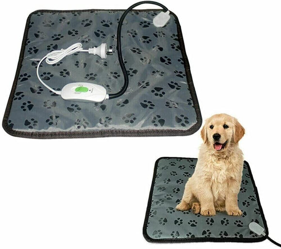 Electric Pet Heat Mat Heated Pad Dog Cat Heating Heater Blanket Bed Waterproof