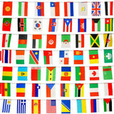 100 Countries String Bunting Flag International World Flags Bar Party Banner 25m - Multi