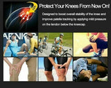 1 pair Knee Strap Patella Jumper Gel Runner Tennis Sports Brace Support Red