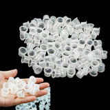 400x Plastic Cups Tattoo Ink Supplies Caps Pigment Pots Color Holder 12mm