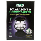 1x Zapper Bug Insect Solar Powered Mosquito Killer Lamp Fly Trap Garder Light