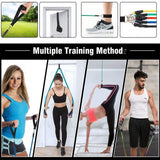 13pcs Resistance Band Set Yoga Pilates Abs Exercise Fitness Tube Workout Bands