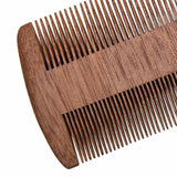 Men Handcrafted Wood Anti static Healthy Narrow Wide Teeth Massage Wooden Comb