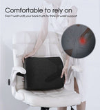 Memory Foam Seat Cushion Lumbar Back Pillow Pain Relief Car