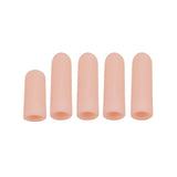 5pcs Silicone Finger Protector Finger Caps Tube Anti-slip Finger Cover
