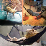 2pcs Reptile Hammock for Small Large Bearded Dragon Lizard Reptile Snakes