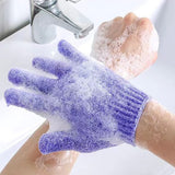 2 Pairs Exfoliating Gloves Refresh Cleanse Massage Smooth Skin Personal Care