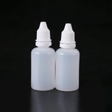 50x Clear Empty Plastic Dropper Bottles Squeezable Drop Liquid Container 5ml