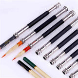 4x Pencil Extender Lengthener Holder Adjustable Art Tool Double Head Tool 13.5cm