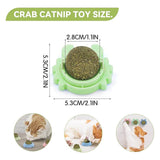 2x Rotatable Cat Treat Toy Catnip Snack Licking Ball Kitten Pet Molar Toys