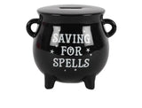 Cauldron Money Box Saving for Spells Ceramic Money Box Ornament Pagan Wicca