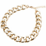 1x Gold Puppy Chain Necklace Pet Small Dog Necklace Collar Jewelry Neck - 45cm