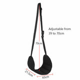 Footrest Portable Adjustable Travel Foot Rest Feet Hammock AirPlane Rakis
