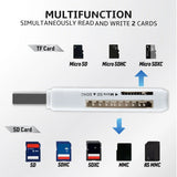 2 In 1 USB 3.0 Card Memory Reader High Speed SD SDHC SDXC Micro Writer Adapter