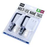 8X Luggage Tag Travel ID Tags Address Name Label Bag School Backpack Multi-Use