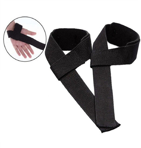 1 pair Weight Lifting Gym Muscle Training Wrist Support Straps Wraps Bodybuilding