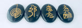 Black Onix 4 Stones Heiki Master Symbols Set w/ Pouch Bag