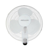 Heller Wall Fan 3 Speed Oscillating Tilt Adjustable Remote Control White -40cm