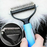 New Dog Pet Cat Fur Dematting Grooming Deshedding Trimmer Tool Brush Assorted