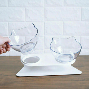 Double Elevated Stand Pet Bowls