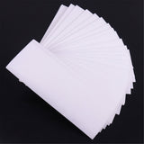 100Pcs Pre-Cut Strips Pack Non Woven Disposable 70gsm Wax Waxing Papers Cut New