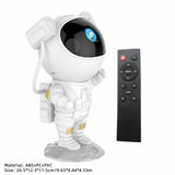 1x Astronaut LED Projector Light USB Starry Bedside Table Lamp 8 Colors W/ Remote Control